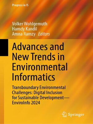 cover image of Advances and New Trends in Environmental Informatics